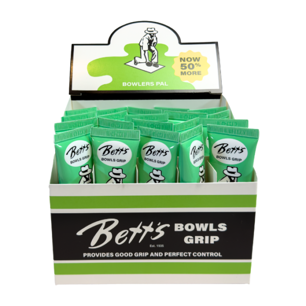 Henselite Betts Lawn Bowls Grip Box Open Front