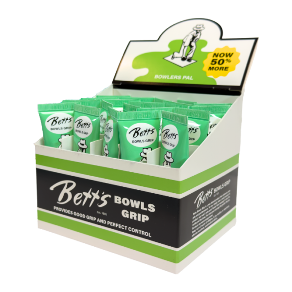 Henselite Betts Lawn Bowls Grip Box Open Side