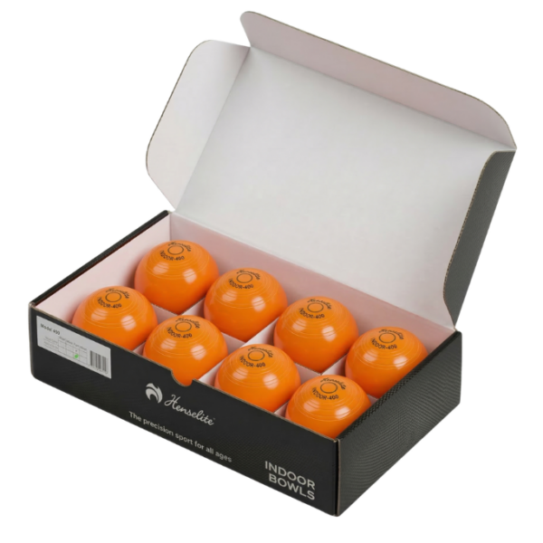Henselite Indoor Bowls Model 400 Orange New