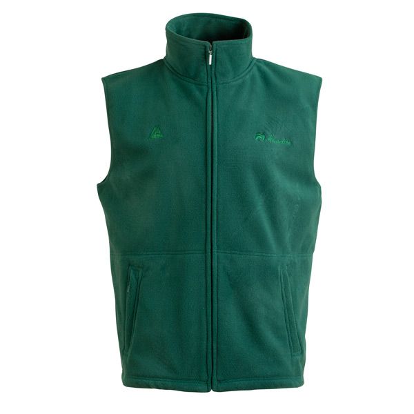 Henselite Fleecy Unisex Thermacore Vest Bottle Green Front