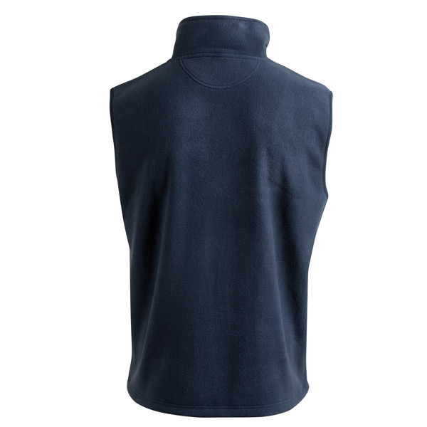 Henselite Fleecy Unisex Thermacore Vest Slate Blue Back