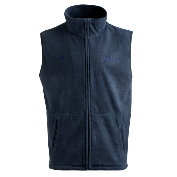 Henselite Fleecy Unisex Thermacore Vest Slate Blue Front