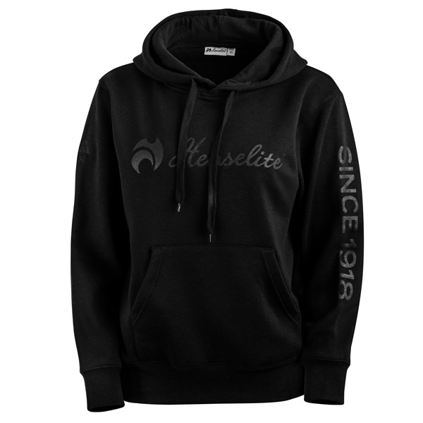 Henselite Hoodie Unisex Black Since 1918 Front