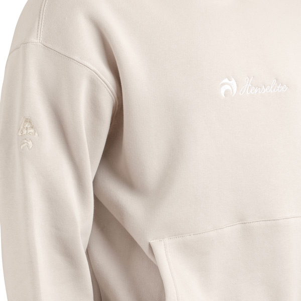 Henselite Oversize Hoodie Unisex Almond Right Sleeve Henselite Oversize Hoodie Unisex Almond Right Sleeve