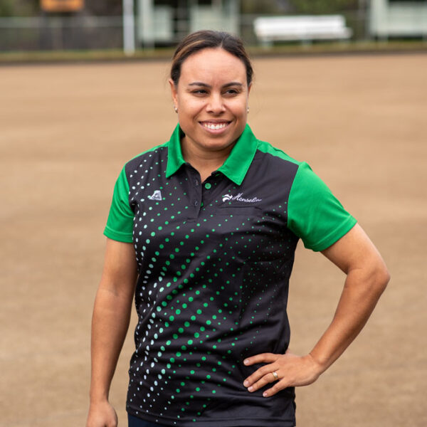 Henselite Velocity Women’s Polo Black Green White Henselite_Velocity_Women’s_Polo_Black_Green_White_5