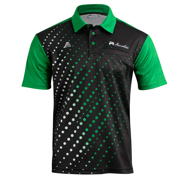 VelocityMensPolo_Black.Green