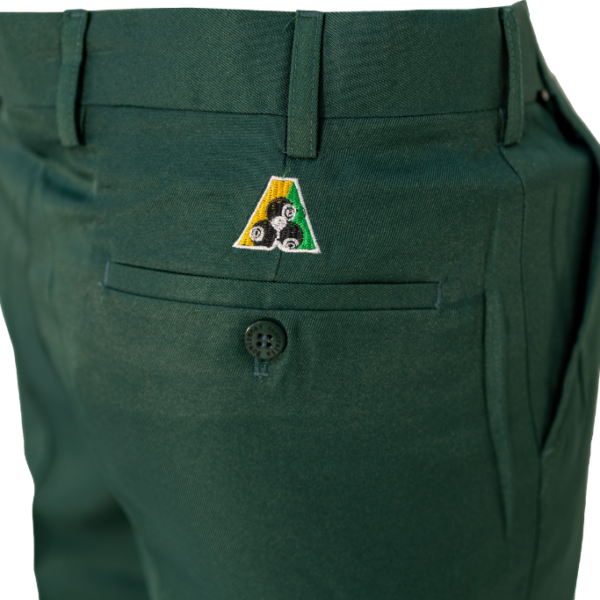 Active Bowls Bowlswear Tailored Bowls Trouser Bottle Green Bowls Australia Logo Active Bowls Bowlswear Tailored Bowls Trouser Bottle Green Bowls Australia Logo