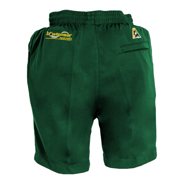 Active Bowls Bowlswear Drawstring Shorts Bottle Green Back