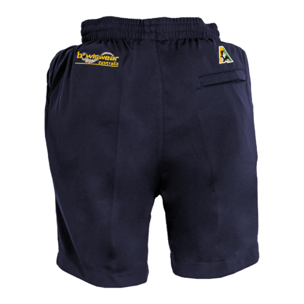 Active Bowls Bowlswear Drawstring Shorts Navy Back