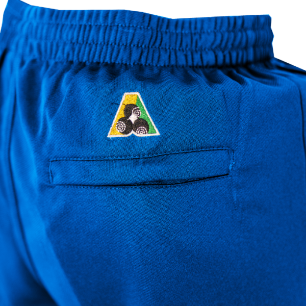 Active Bowls Bowlswear Drawstring Shorts Royal Blue BA Logo