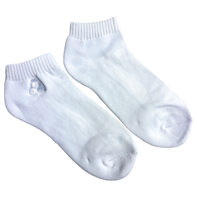Henselite Performance Anklet Sock White Dual