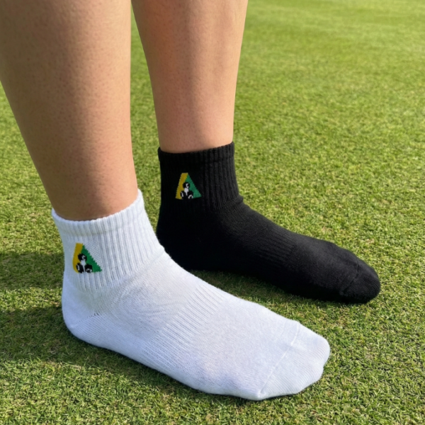Henselite Performance Short Crew Socks On Feet