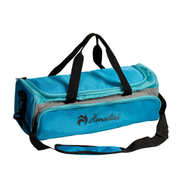 Henselite Carrylite Lawn Bowl Carrier Teal Grey Aqua Up